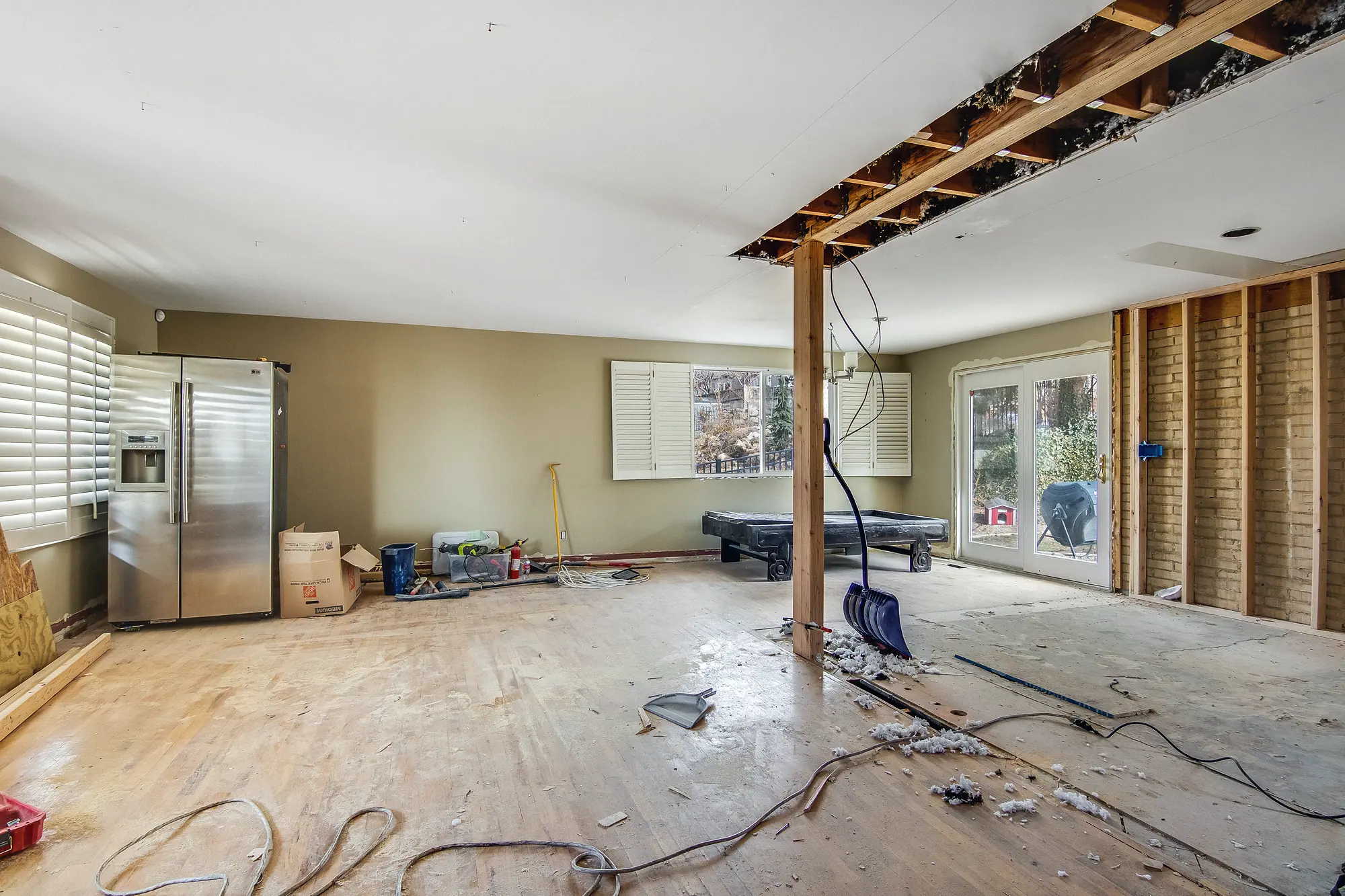 Wallace home space transformation before