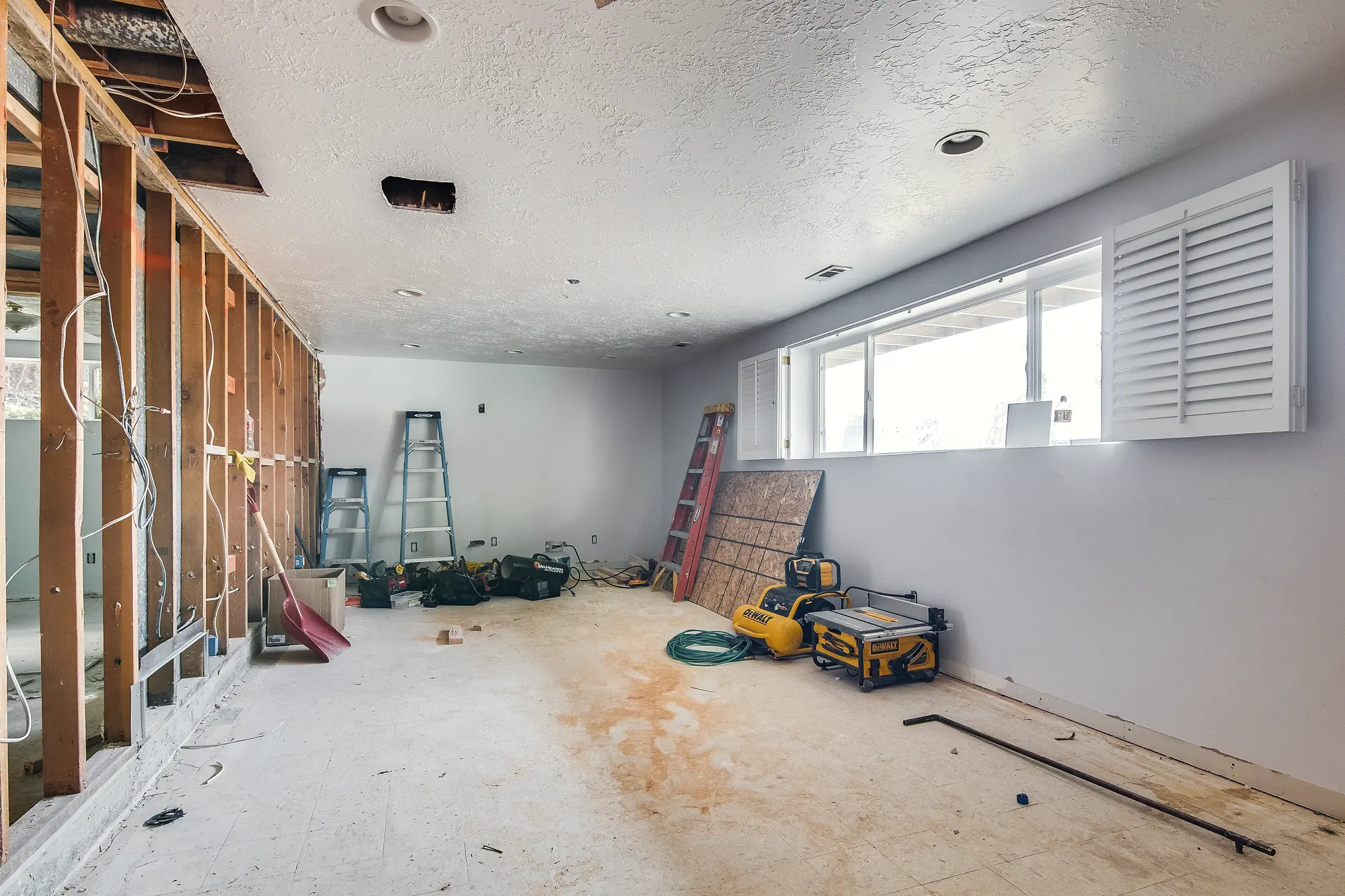 Wallace home interior transformation before