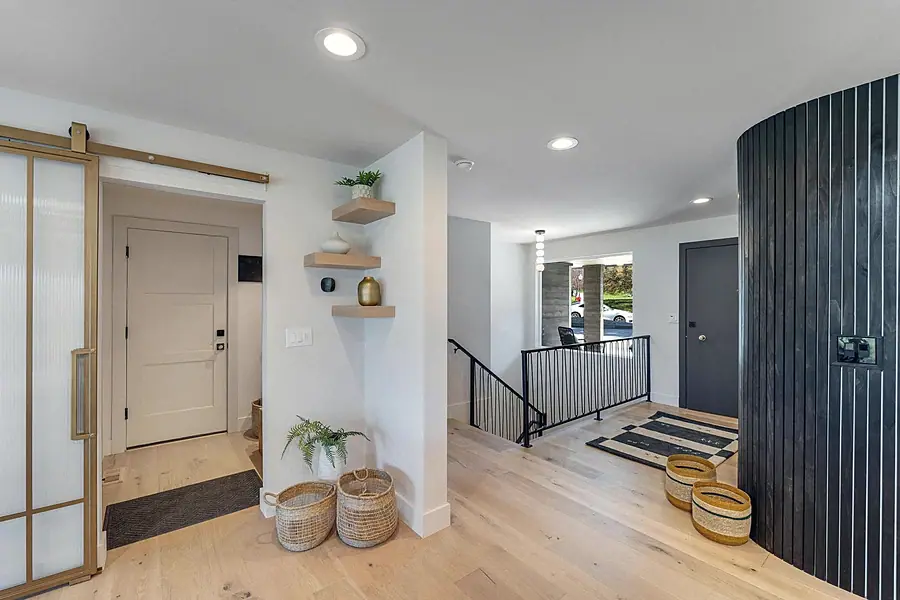 Fairway House interior with mid-century clean lines